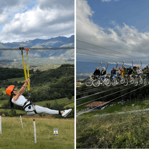 Aventura Park - Bicicletas aéreas + Canopy Sentado